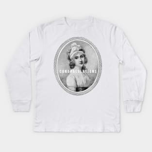 Congratulations - Angelica Schuyler Church Kids Long Sleeve T-Shirt